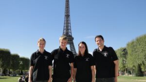 v. l.: Silke D'Inka, Tobias Burget, Marilena Steffi, Matthias D'Inka
