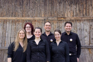 v.l.n.r.: Corinna Lais, Patrizia Nägelin, Elena Gutmann, Sergej Gerasimov, Christina Fischer, Matthias D'inka