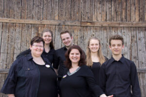 v.l.n.r.: Doris Huck, Theresa Riesterer, Tobias Buerget, Tanja Krämer-McKaffery, Jessica Reber, Tobias Pfefferle